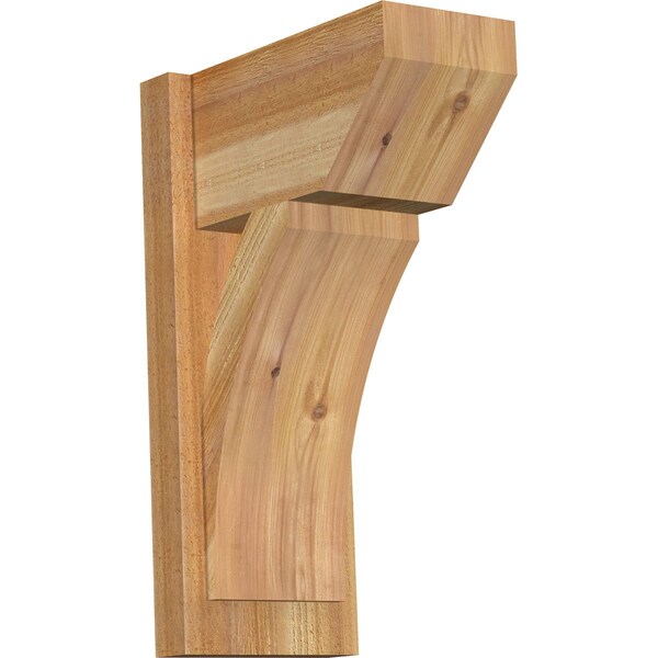 Ekena Millwork Thorton Slat Rough Sawn Outlooker, Western Red Cedar, 8"W x 14"D x 22"H OUT08X14X22THR06RWR - main